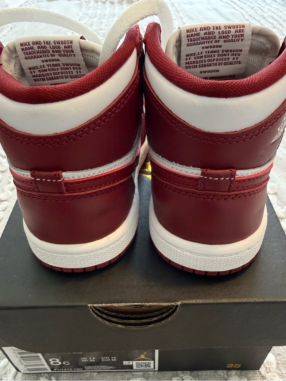 Jordan 1 Retro High OG (TD) size 10c - Picture 4 of 7